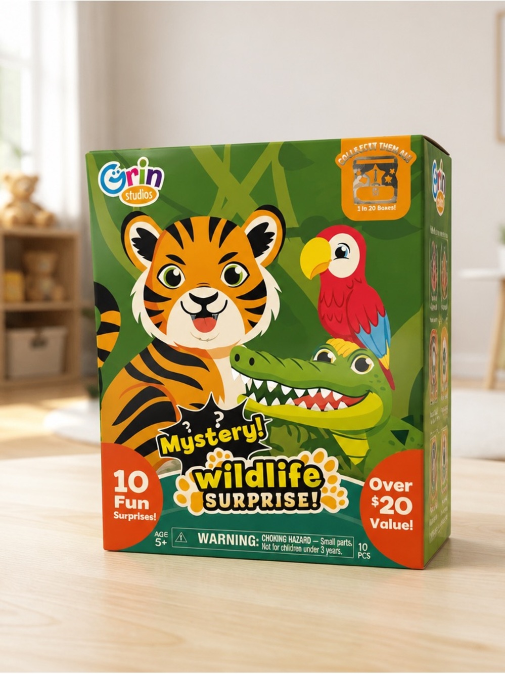 Wildlife Surprise! Mystery Toy Pack - Green